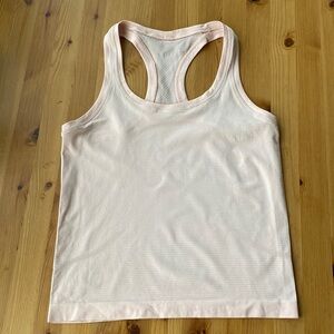 Lululemon light pink Swiftly tech racerback tank